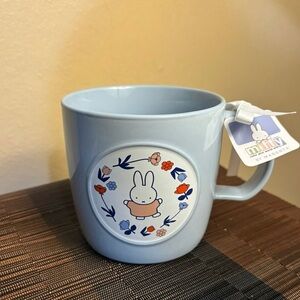 Miffy by Magenta Floral Light Blue Ceramic Coffee Mug